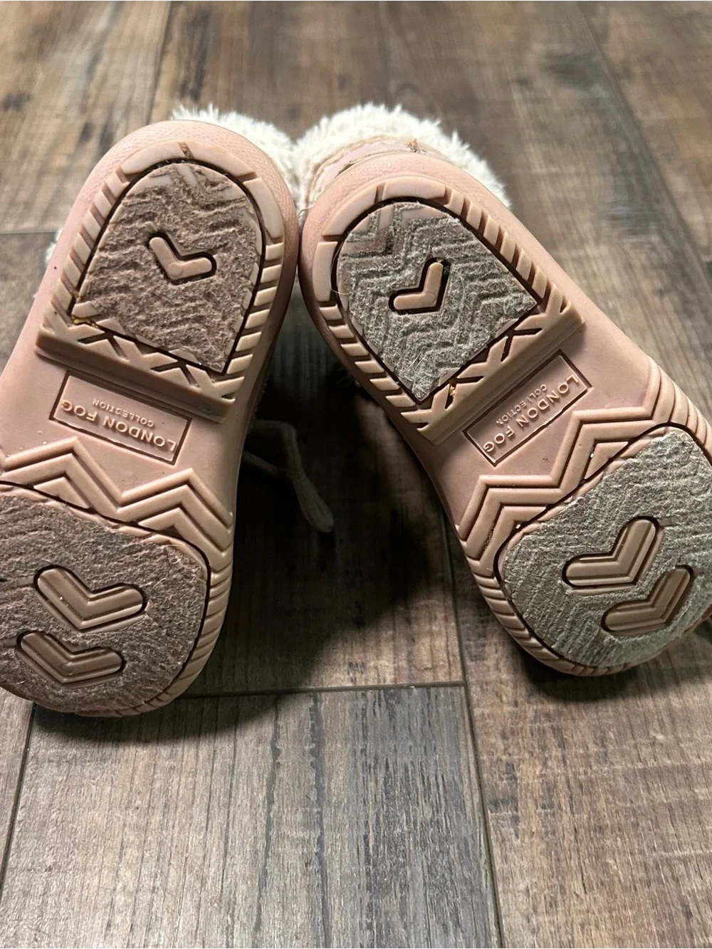 London Fog Girls‎ Pink Faux-Fur Winter Snow Boots